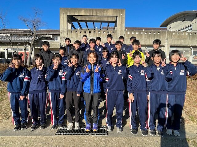 陸上教室開催!in仁井田中学校 特設陸上部